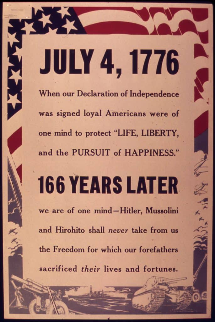 July 4th 1776 pamphlet about freedom