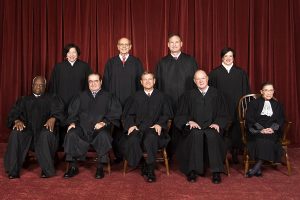 Photo of supreme court members