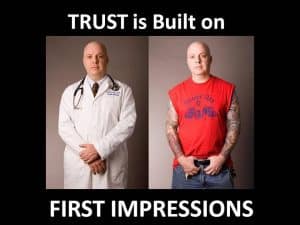 Photo of same man side by side