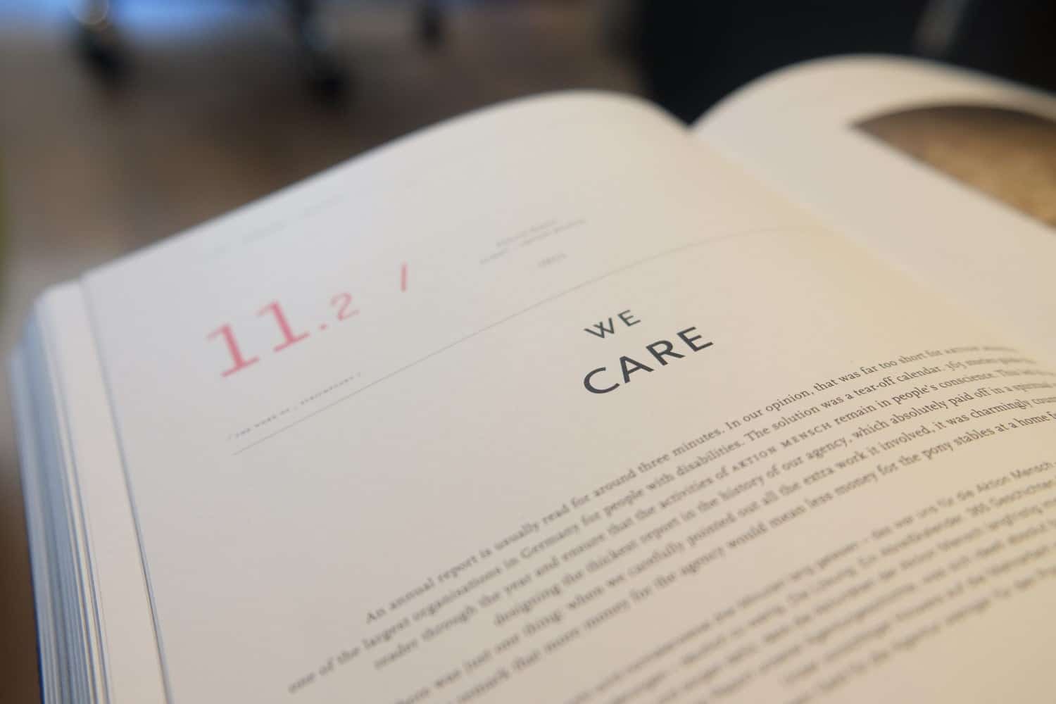 we care book