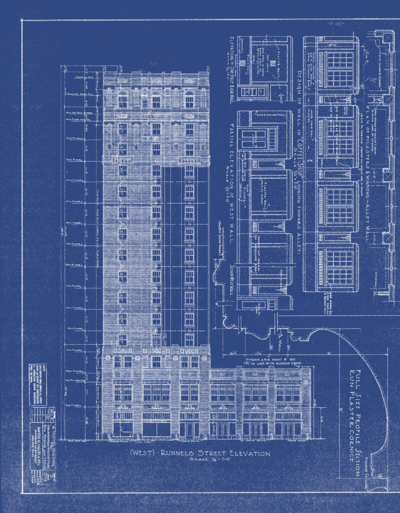 Hotel Settles Endpapers First Sample Page